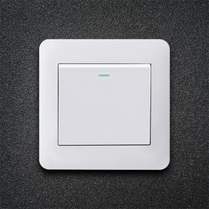 1 Gang 2 Way Plastic White Color Switch